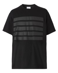 Burberry Stripe Pattern Short Sleeve T Shirt