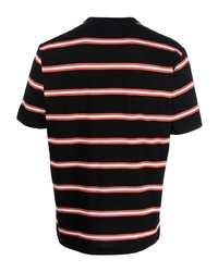 PS Paul Smith Stripe Print Organic Cotton T Shirt