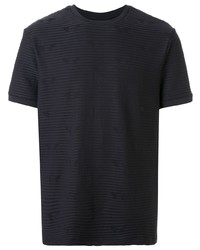 Emporio Armani Striped Pattern T Shirt