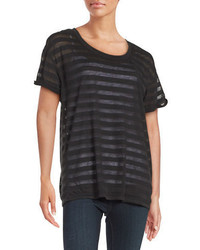 Lord & Taylor Striped Roundneck Tee