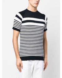 Tagliatore Striped Short Sleeved T Shirt