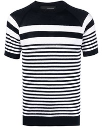 Tagliatore Striped Short Sleeved T Shirt