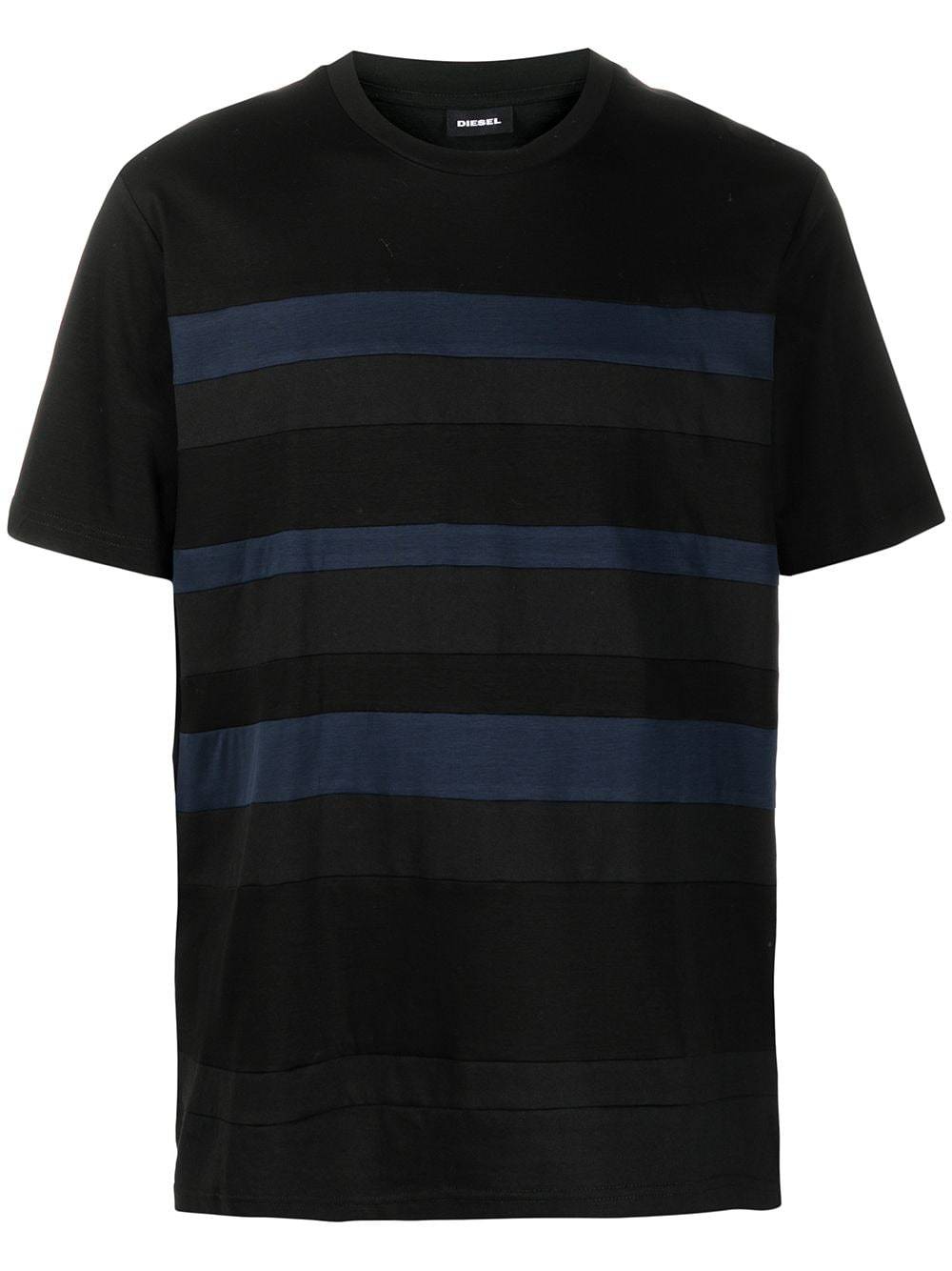 Diesel T Loud Striped T Shirt, $150 | farfetch.com | Lookastic