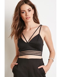 Forever 21 Shadow Stripe Cropped Cami