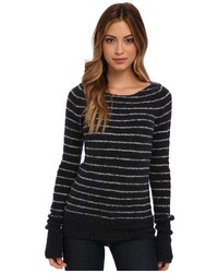 Free People Misty Stripe Pullover Sweater