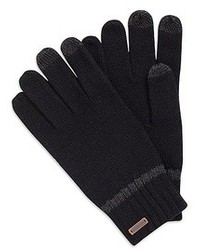 Black Horizontal Striped Gloves
