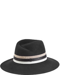 Black Horizontal Striped Hat