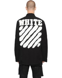 Off-White Spray Stripes Cotton Canvas Jacket