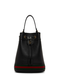 Gucci Black Ophidia Bucket Bag