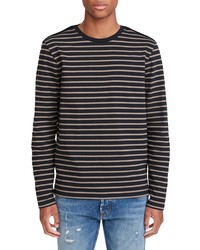 7 For All Mankind Stripe Long Sleeve T Shirt