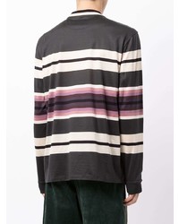 Paul Smith Stripe Pattern Long Sleeved T Shirt