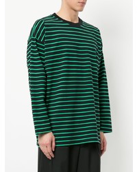 Monkey Time Time Striped Long Sleeve Tee
