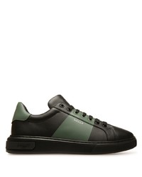 Bally Mitty Striped Leather Sneakers
