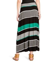 Merona Striped Maxi Skirt Tm