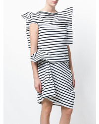 Junya Watanabe Asymmetric Striped Dress