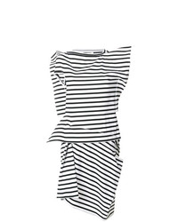 Junya Watanabe Asymmetric Striped Dress