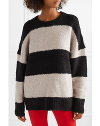 Amiri Oversized Striped Wool Blend Sweater