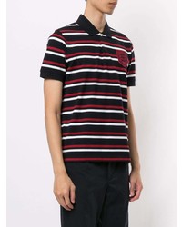 Kent & Curwen Short Sleeve Striped Print Polo Shirt