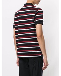 Kent & Curwen Short Sleeve Striped Print Polo Shirt