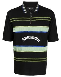Ahluwalia Striped Short Sleeve Polo Shirt