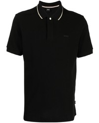 BOSS Striped Tipping Cotton Polo Shirt
