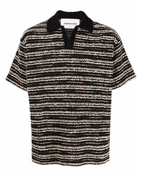 Andersson Bell Tweed Effect Polo Shirt