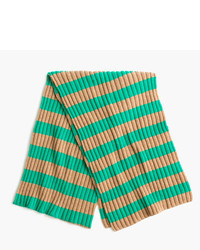J.Crew Ribbed Striped Cashmere Scarf