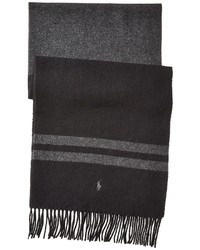 Polo Ralph Lauren Wool Blanket Stripe Scarf Scarves
