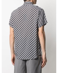 Emporio Armani Diagonal Stripe Print Shirt