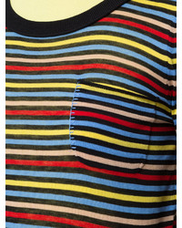Sonia Rykiel Striped Pocket T Shirt