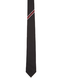 Givenchy Black Stars Diagonal Stripes Tie