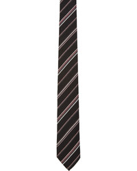 Paul Smith Black Striped Silk Tie
