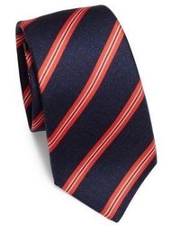 Kiton Diagonal Stripe Silk Tie
