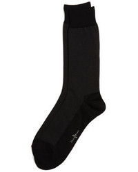Black Horizontal Striped Socks