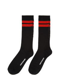 Christian Dada Black Lats Socks
