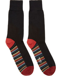 Paul Smith Black Stripe Socks
