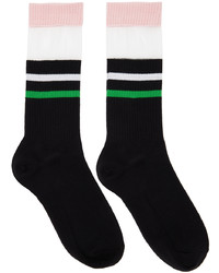 JW Anderson Black Striped Socks
