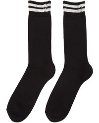 Comme des Garcons Comme Des Garons Homme Plus Black Double Stripe Socks