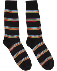 Paul Smith Four Pack Block Stripe Socks