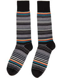 Paul Smith Four Pack Multicolor Assorted Stripe Socks