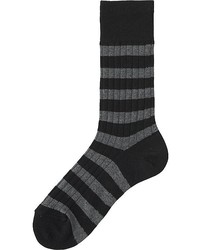 Uniqlo Rib Striped Socks