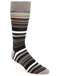 Bugatchi Stripe Crew Socks