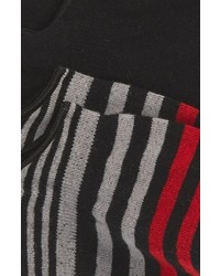 Lorenzo Uomo Stripes Assorted 2 Pack No Show Socks