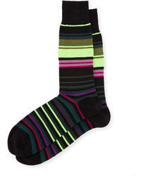 Paul Smith Town Striped Neon Socks