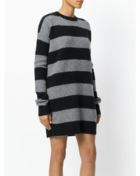 MCQ Alexander Ueen Striped Sweater Dress