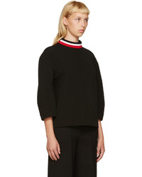 Marni Black Bonded Jersey Pullover