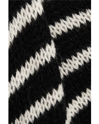 IRO Striped Knitted Sweater Black