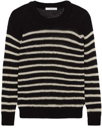 IRO Striped Knitted Sweater Black