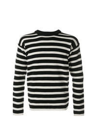Black Horizontal Striped Sweatshirt