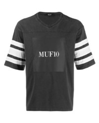 Muf 10 Striped Sleeve T Shirt